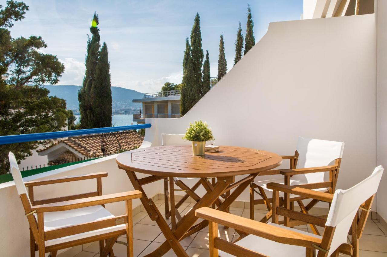 Del Mar Luxury Apartment 30M From The Beach Pórto Ráfti Esterno foto